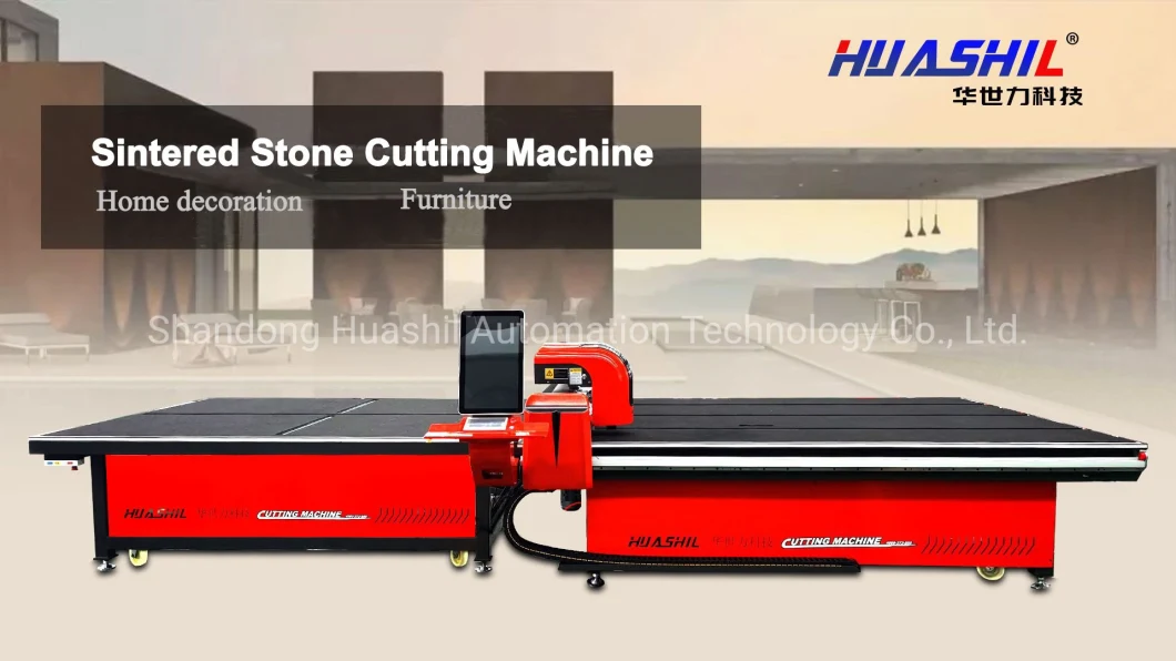 Factory Supply Automatic Straight Line and Shaped Porcelain CNC Sintered Stone Cutting Machine