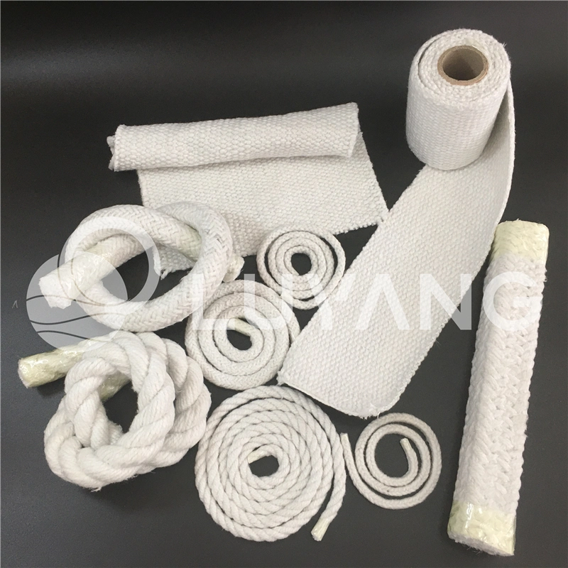 Rcf Refractory Ceramic Fiber Textile Cloth Tape Rope