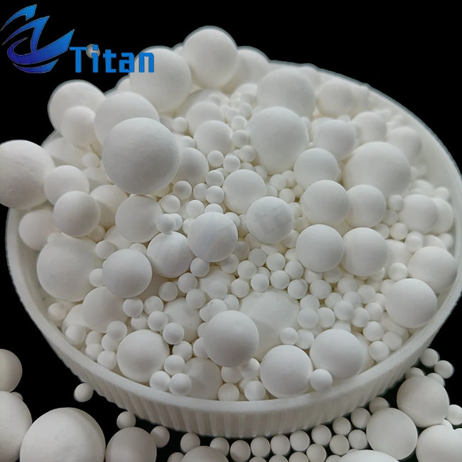 Alumina Ceramic Ball White Ceramic Industrial Tower Packing Ball Inert Ceramic Alumina Support Media Balls Inert Alumina Ceramic Ball for Chemical Filling