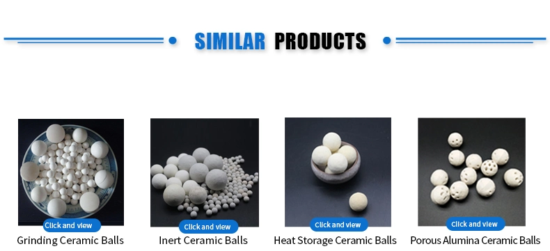 Manufacturer 15%~20% Inert Ceramic Packing Ball Alumina Porcelain Ball